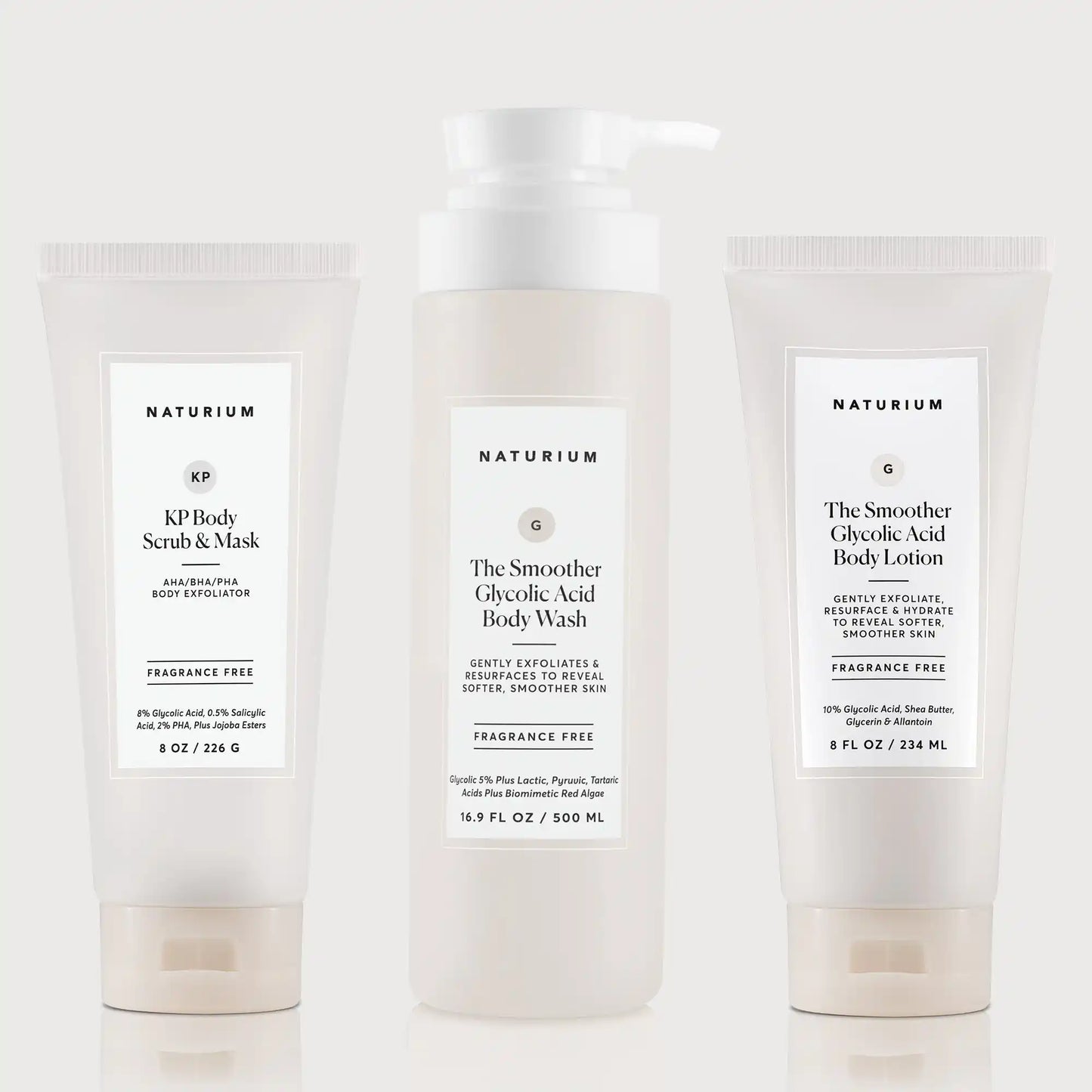 the-glycolic-acid-body-bundle-v4 NATR_KPScrub_SmootherBodyWash_SmootherLotion_Bundle_ecomm.webp